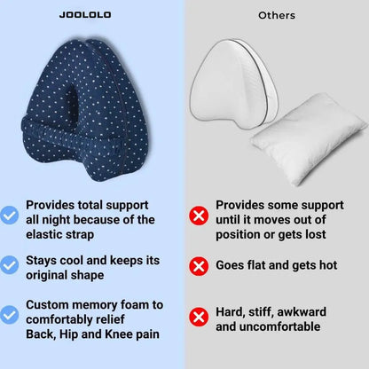 Joololo SmoothSpine™️ Ajustable Pillow - Relieve Hip Pain & Sciatica