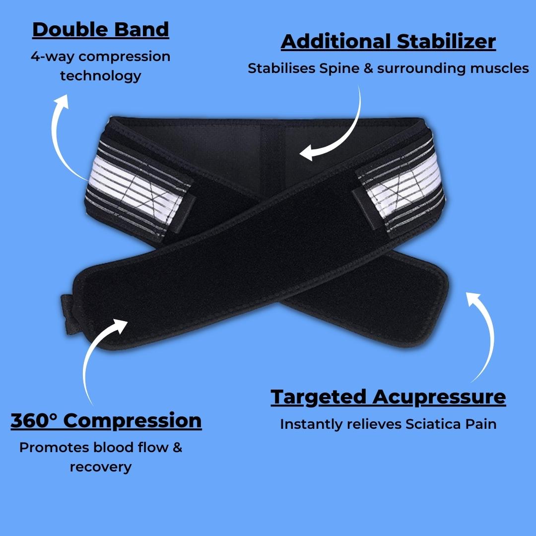 zudio Premium Belt - Relieve Back Pain & Sciatica, Beebumbee