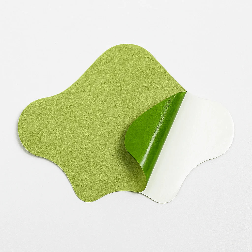 Stick the patch directly on your lower back, spine, or any painful area